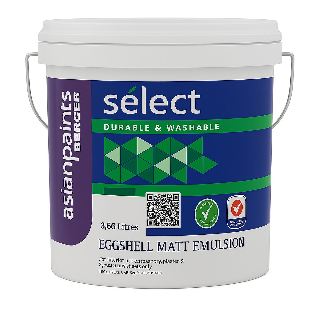 Asian Paints Berger Select Eggshell Emulsion Silk 4L-W0 UAE