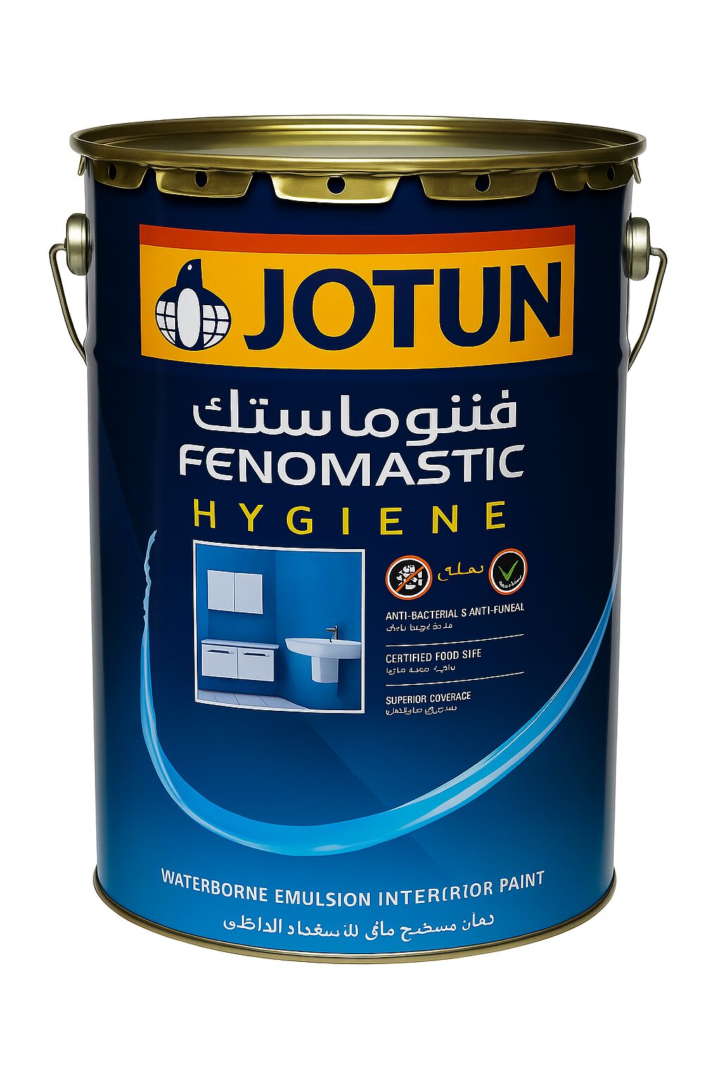 Jotun Fenomastic Hygiene Emulsion Matt 18L - Black UAE