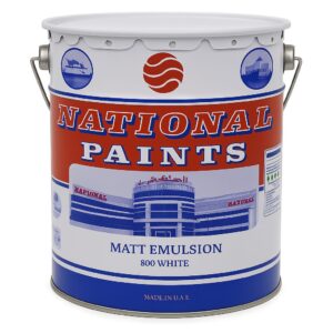 Buy National Paints Emulsion Matt 4L 890 online in UAE