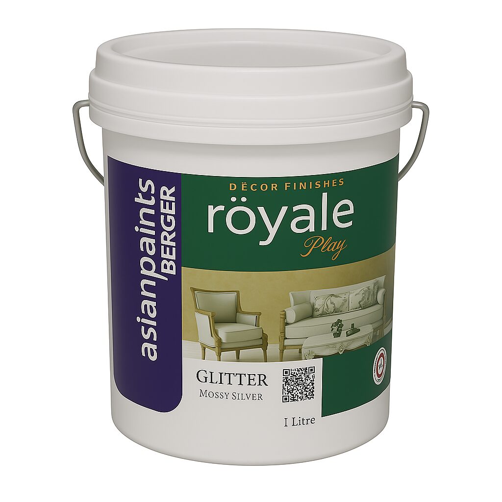 Asian Paints Berger Royale Glitter Paint 1L Gold UAE