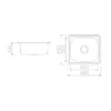 Milano - SB/SD 100 x 60mm Layon Kitchen Sink View 3