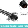 Rubik 1.5 Meter Stainless Steel Braided Hose Hot Cold Water Flexible Plumbing Pipe 1/2inch for Bathroom Kitchen Sink Water Inlet Hoses Suitable for Toilet Taps Water Heaters View 8