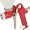 Aluminum Alloy Air Hopper Spray Gun, Paint Texture Tool for Drywall Wall Painting, Includes 3 Nozzles, Adjustable 4-8 Bars, 6L Volume