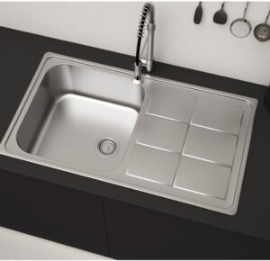 Buy Milano BL– Stainless Steel Kitchen Sink online in UAE