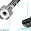 Rubik 1.5 Meter Stainless Steel Braided Hose Hot Cold Water Flexible Plumbing Pipe 1/2inch for Bathroom Kitchen Sink Water Inlet Hoses Suitable for Toilet Taps Water Heaters View 6