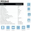 Milano -Electric Vertical 80L Water Heater View 2