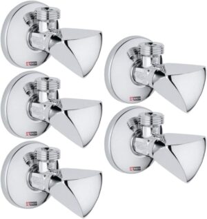 Buy RACO Grohe Angle Valve Heavy Duty for Bathroom Fixtures Sinks 1/2 inch (2) online in UAE