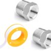 3/4" x 1/2" Reducer Bush, Used for Washing Machine | Dishwasher Hose Pipe Fitting Connector Adapter,Connecting Washing Machine | Dishwasher Pipe with Angle Valve,Connections for Water Pipes and Hoses View 4