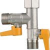 Brass 3 Way Shower Diverter Valve T Adapter Shut-Off Valve for Showerhead and Shower Arm, DSF009 View 3