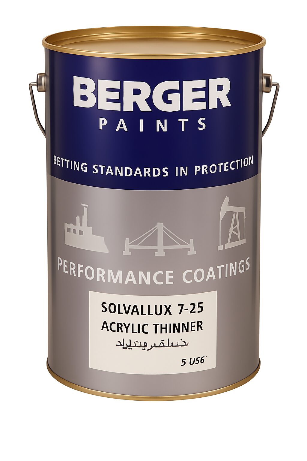 Solvalux 7 25 Acrylic Thinner - 5 USG UAE