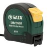 SATA ST91335ME Rubber Grip Tape Measure Metric/SAE Scale 5m/16ft x 19mm