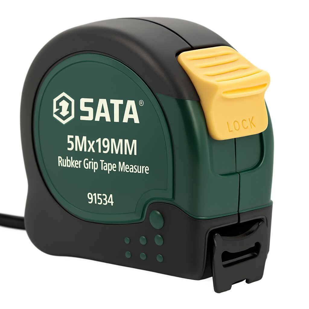 SATA ST91335ME Rubber Grip Tape Measure Metric/SAE Scale 5m/16ft x 19mm UAE