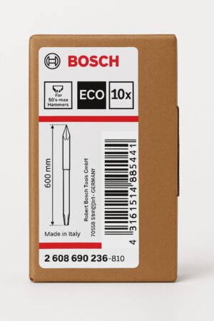 Buy Bosch SDS Max Pointed Chisel 600mm online in UAE