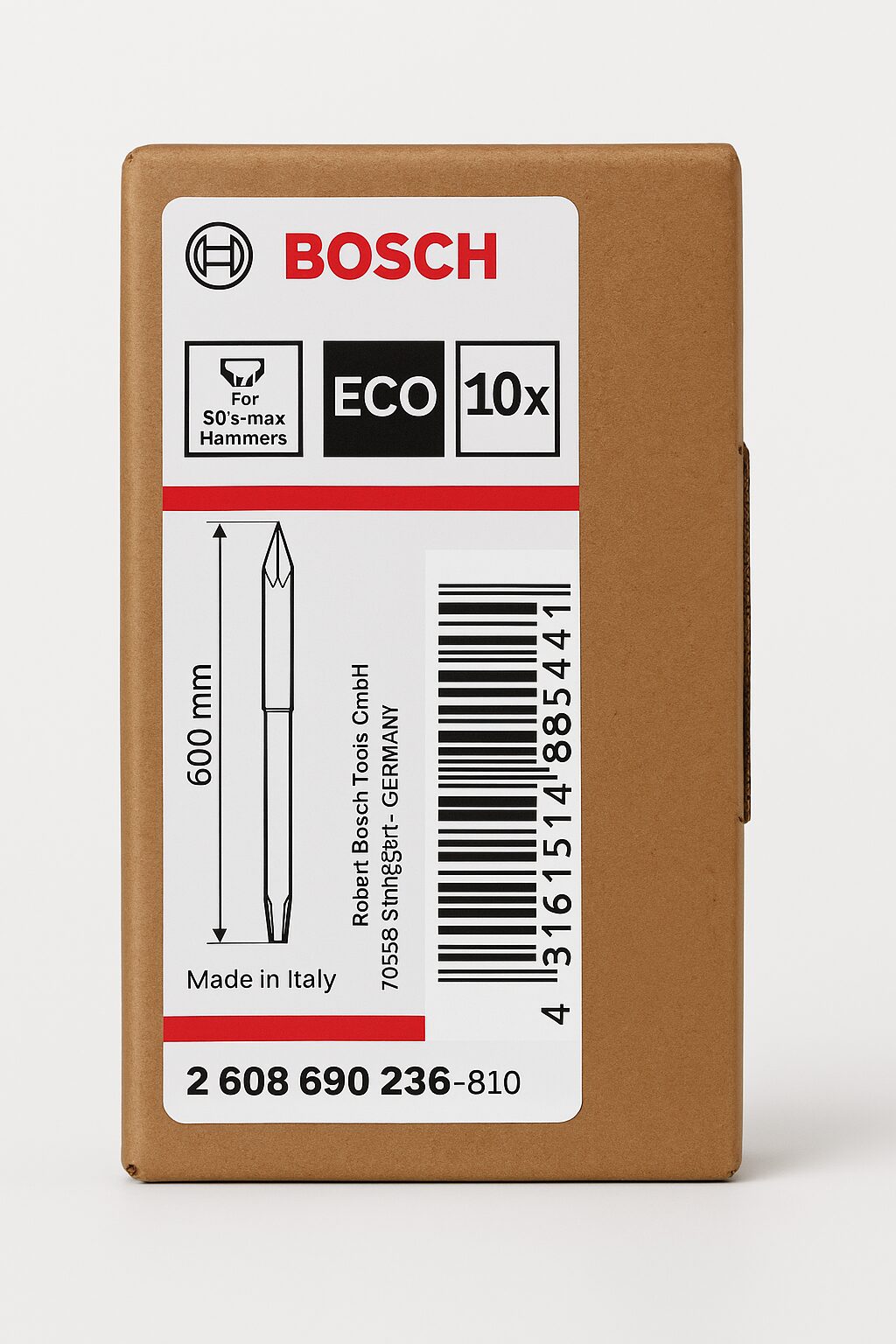 Bosch SDS Max Pointed Chisel 600mm UAE