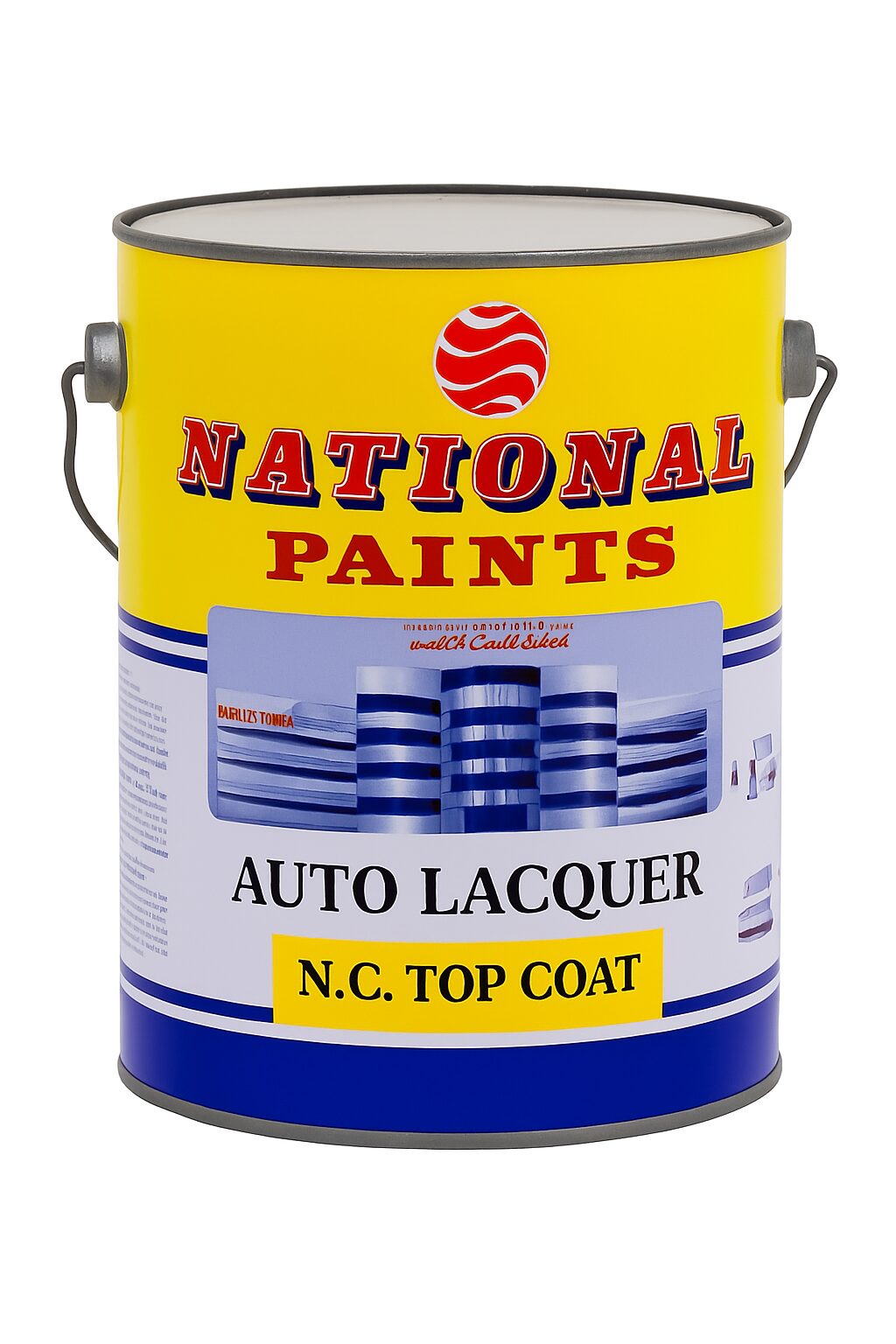 National Paints 4L NC Auto Lacquer Top Coat 345 UAE