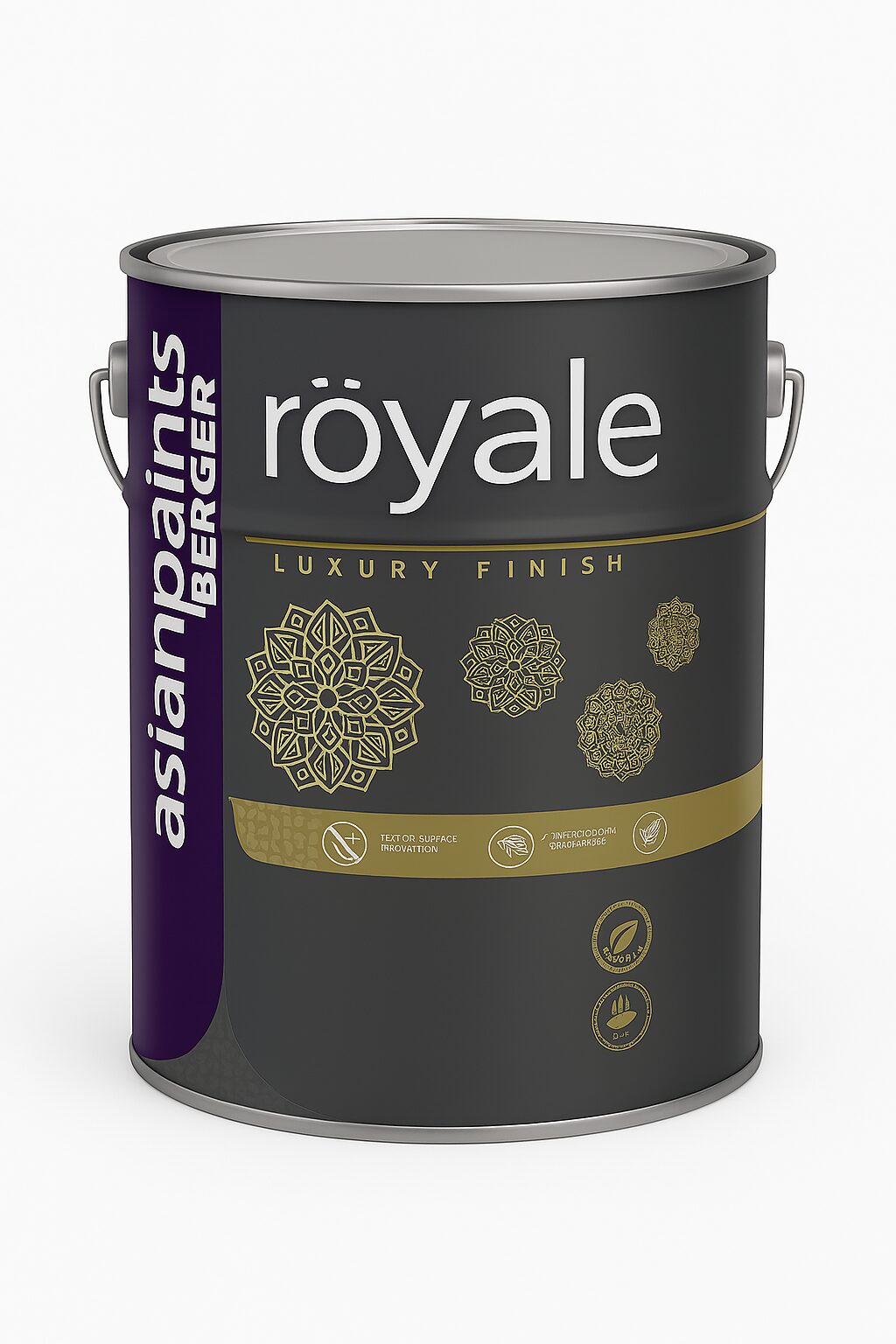 Asian Paints Berger Royale Gloss Enamel W0 Base - 3.6L UAE