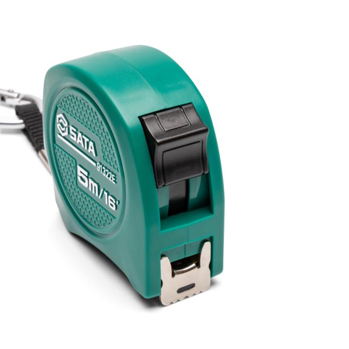 Tape Measure Metric/SAE Scale 5m/16ft x 25mm -Sata UAE