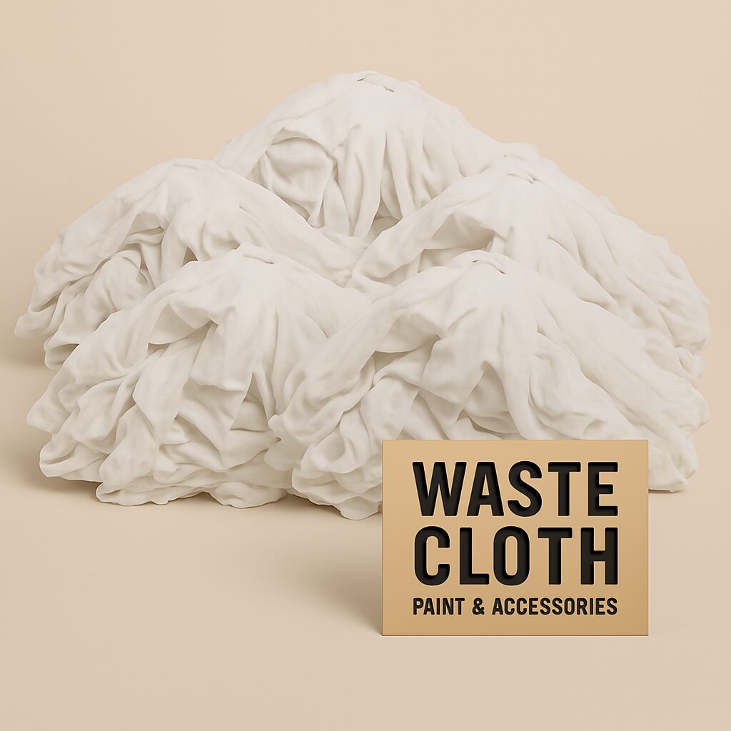 All-Purpose Cotton Waste Rags - White - Per Bundle UAE