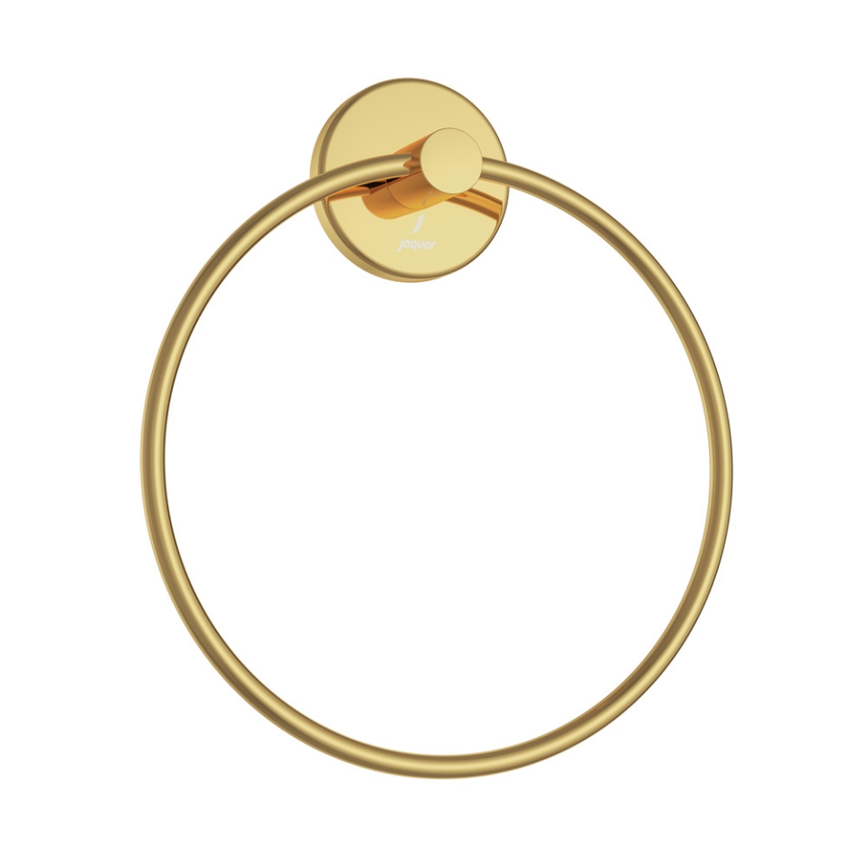 Jaquar Round Towel Ring - Gold Bright PVD UAE