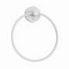 Jaquar Round Towel Ring - White Matt