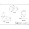 Essco Jaquar Bowl With Cistern For Coupled WC - White View 2