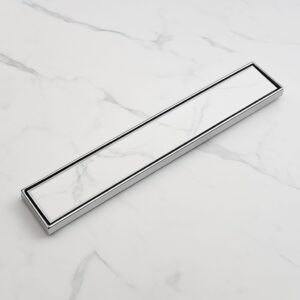 Buy Milano MSD30NC 140400501033 300 x 70 x 50mm Shower Long Drain online in UAE