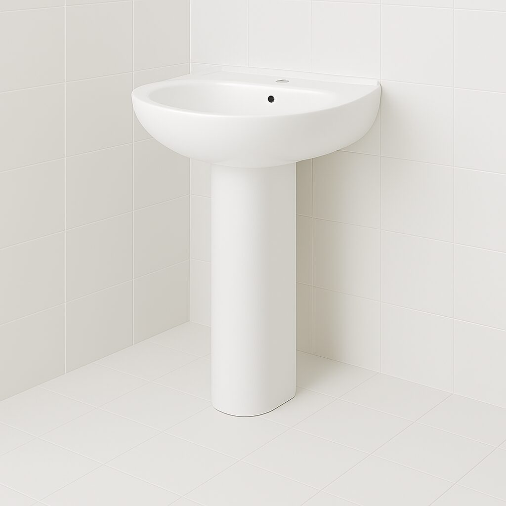 Milano ON-0013 140500200364 Wall Hung Wash Basin - White UAE