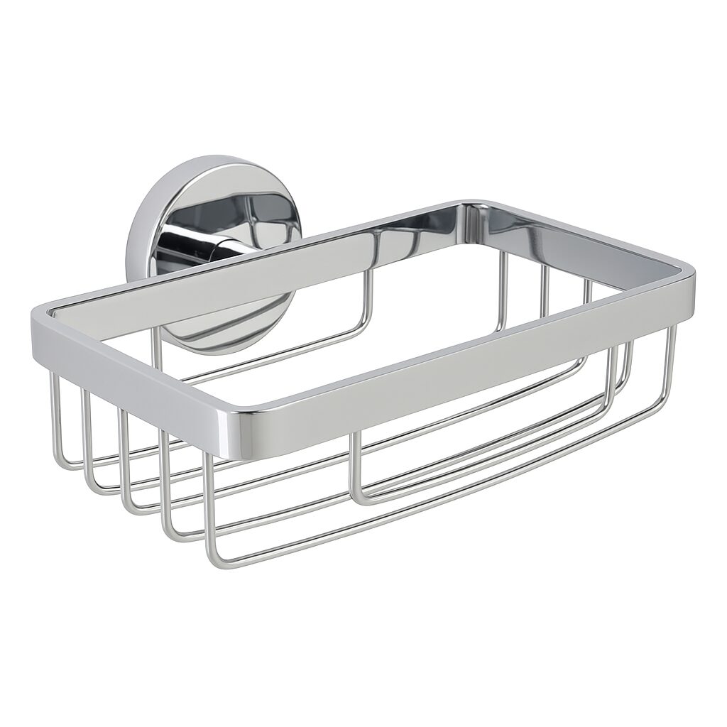 Milano Nirvana - Soap Basket – Chrome Finish UAE