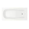 Milano Sanica 140400400073 1600 x 700 x 380mm Acrylic Bathtub