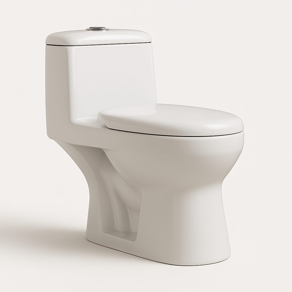 Milano European 720 x 370 x 770mm Stainless Steel Water Closet with Seat Cover 140500100225 UAE