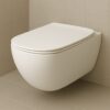 Jaquar (CNS-WHT-963UFSM) 380 x 515 x 360 mm Rimless Wall Hung WC - White View 2