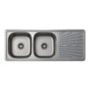 Milano Eco-120 x 60mm DB/SD Kitchen Sink View 2