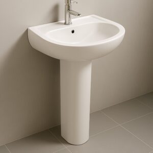 Buy Milano Ece Nirvana Wash Basin with Pedestal – 2 Pcs online in UAE