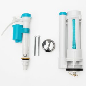 WC flash tank fitting - Toilet Flushing Mechanism Bottom Inlet 3/8"