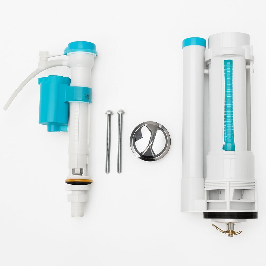 WC flash tank fitting - Toilet Flushing Mechanism Bottom Inlet 3/8" UAE