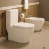 Milano 2062 (1738) 140500100356 Water Closet with Tank - White View 2
