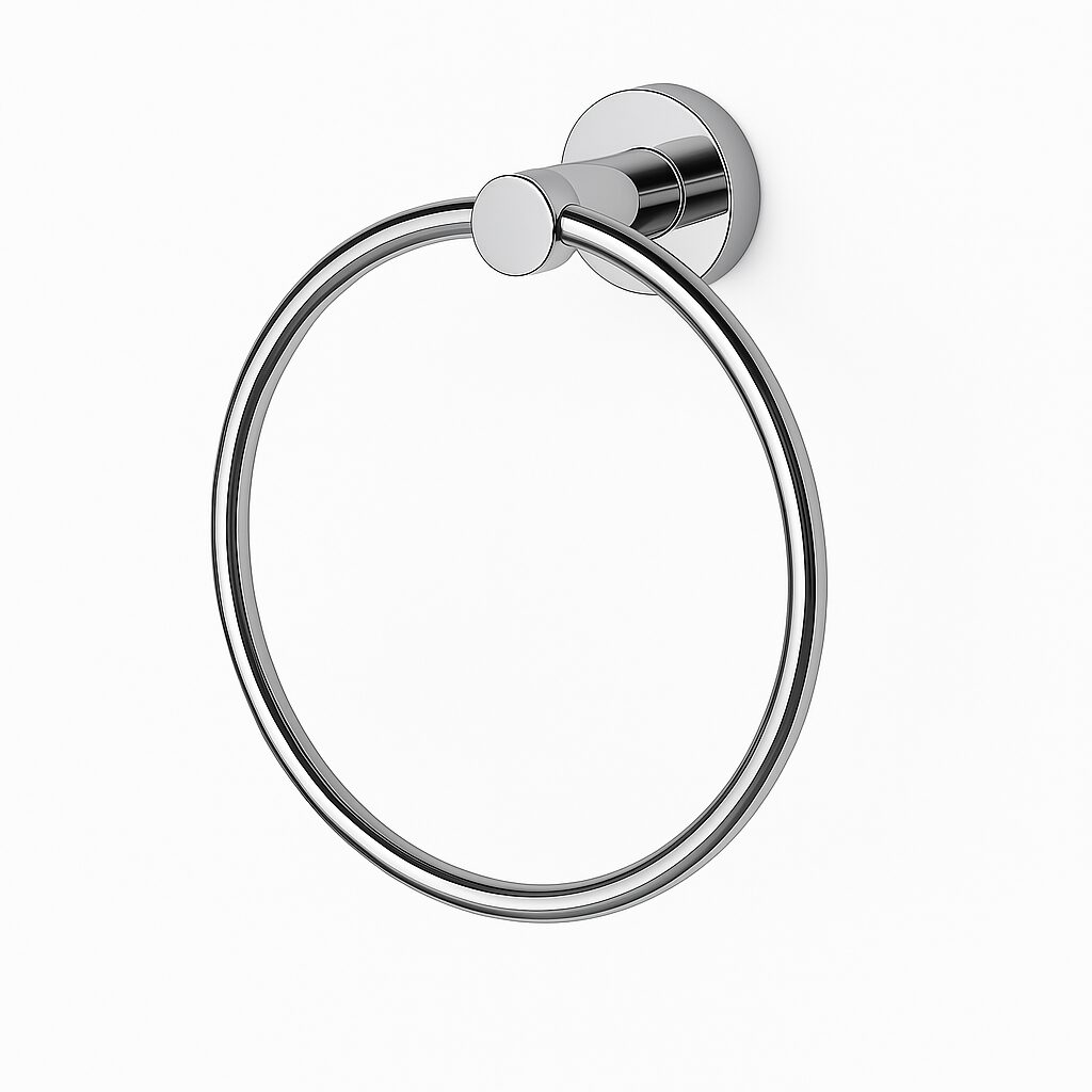 Milano Kika Chrome Towel Ring UAE