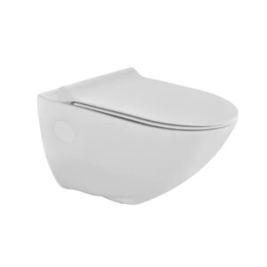 Buy Jaquar (CNS-WHT-963UFSM) 380 x 515 x 360 mm Rimless Wall Hung WC – White online in UAE