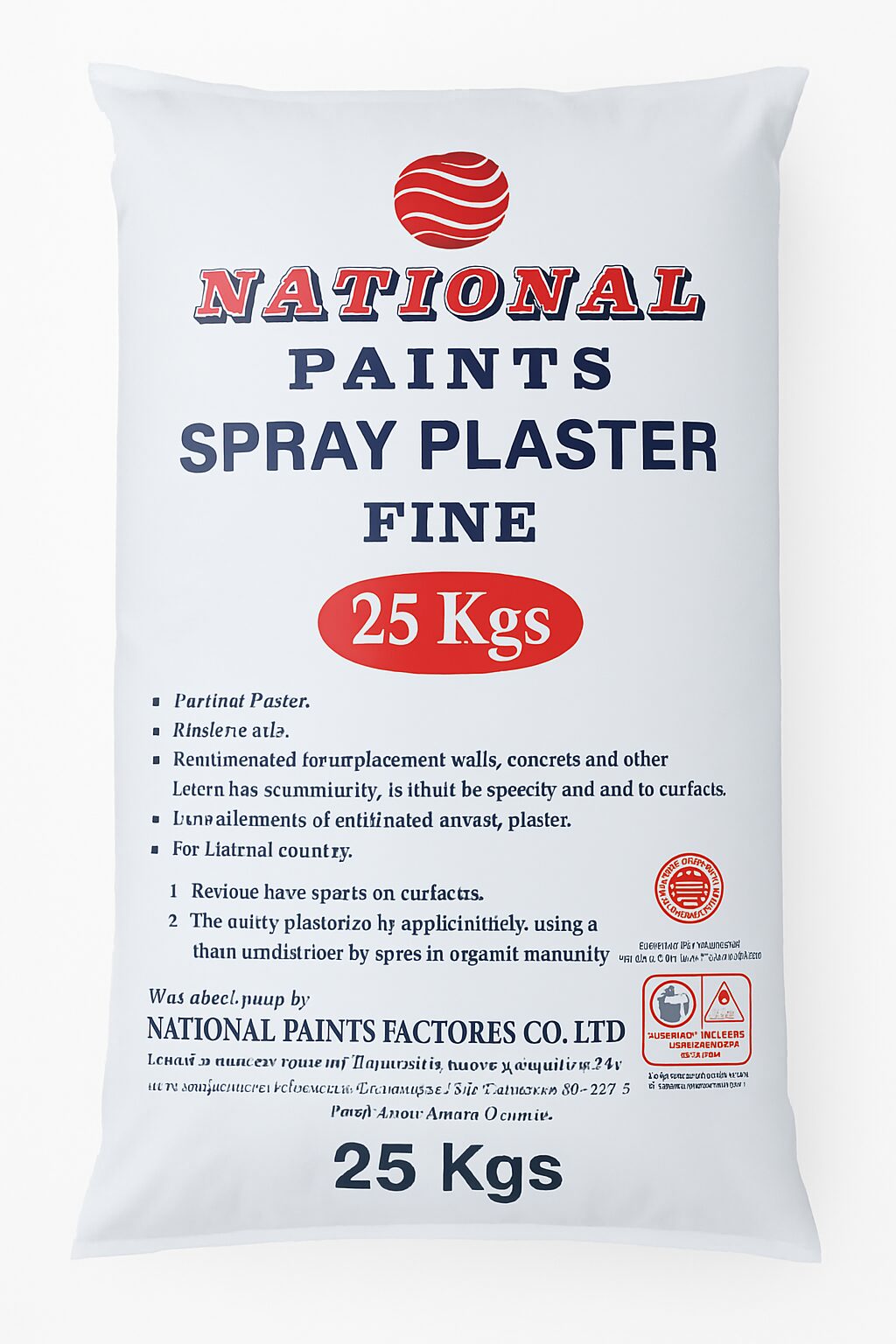 National Spray Plaster Fine UAE