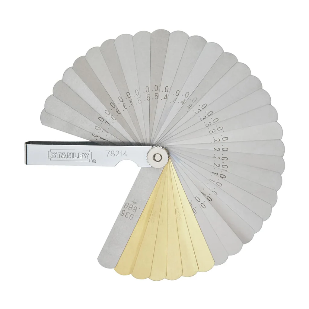 Stanley -8 0.5 to 65mm Combination Feeler Gauge – 36 Blades UAE