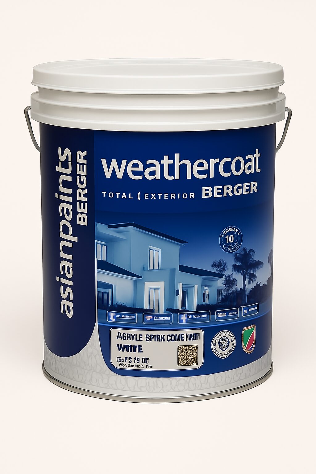 Asian Paints Berger Weather Coat Acrylic Spray Compound UAE