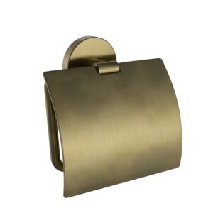 Buy Jaquar Stainless Steel Lid Toilet Paper Holder – Chrome – antique-bronze online in UAE