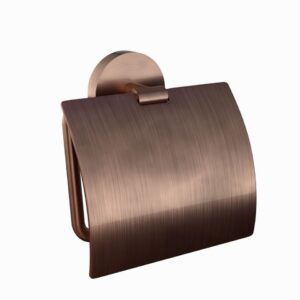 Buy Jaquar Stainless Steel Lid Toilet Paper Holder – Chrome – antique-copper online in UAE