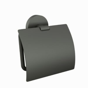 Buy Jaquar Stainless Steel Lid Toilet Paper Holder – Chrome – graphite online in UAE
