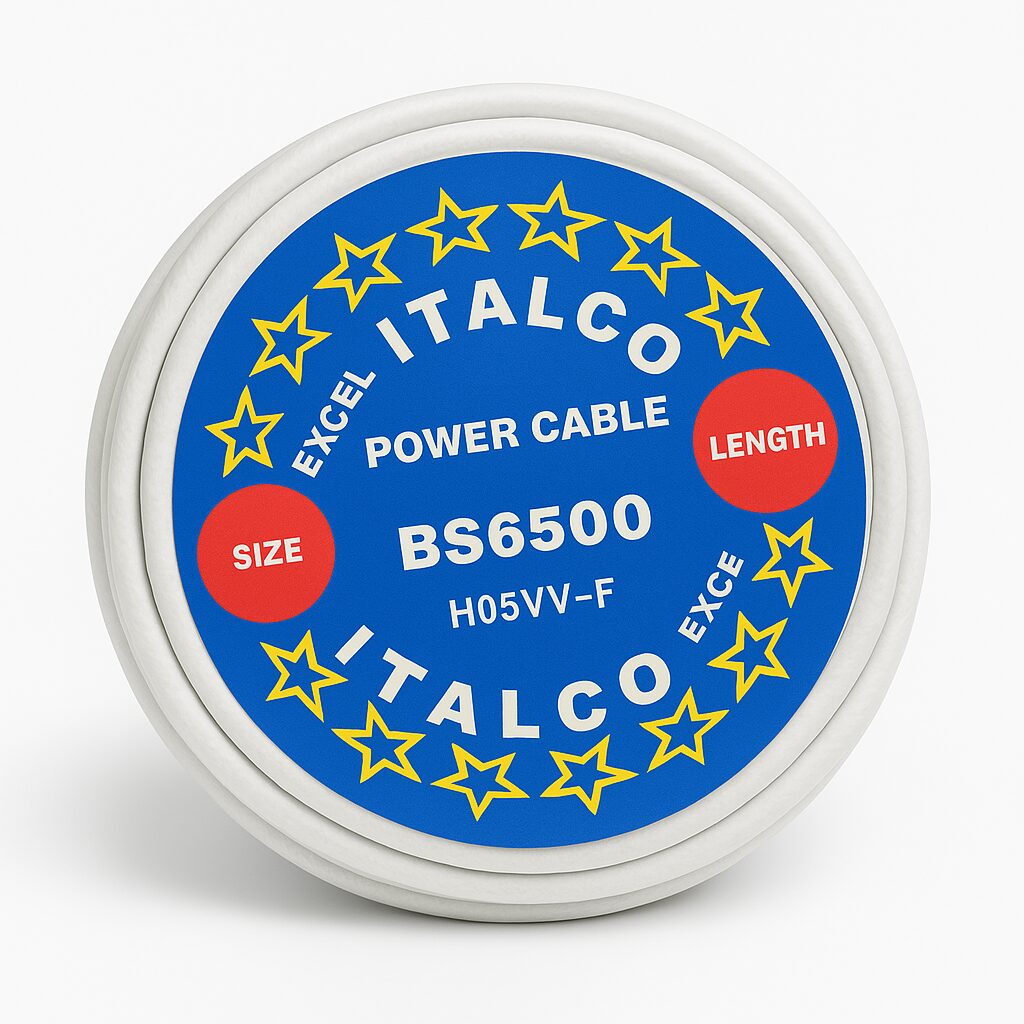 Italco 10mm 3 Core Flexible Cable - 50 Yard UAE
