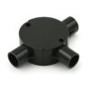 3 Way PVC Circular Box 25mm