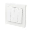 ABB 4 Gang 1 Way 10Amp Switch, Inora BL104, White View 3