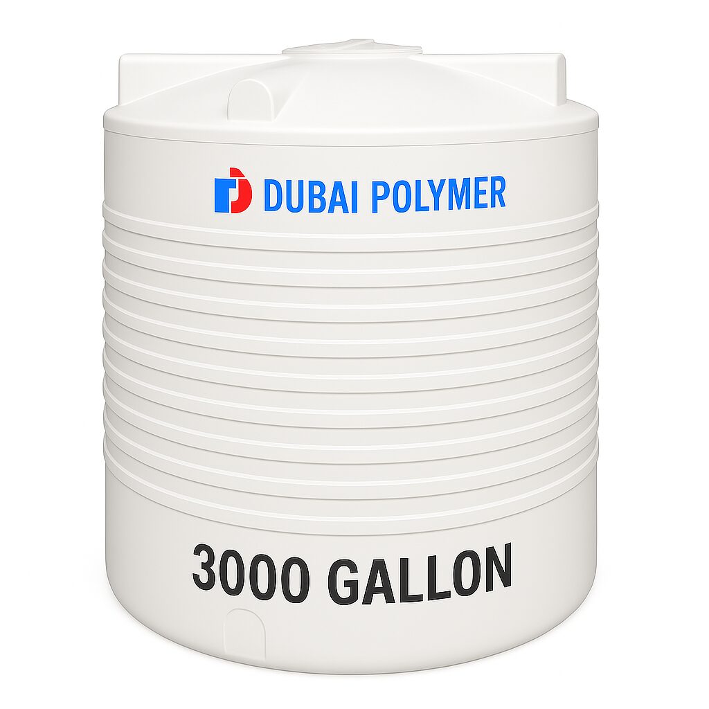 Dubai Polymer 3000 Gallon 4 Layer Vertical Water Tank UAE
