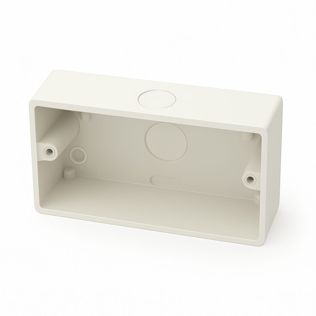 PVC Box for Switch or Double Socket 3 x 6" UAE