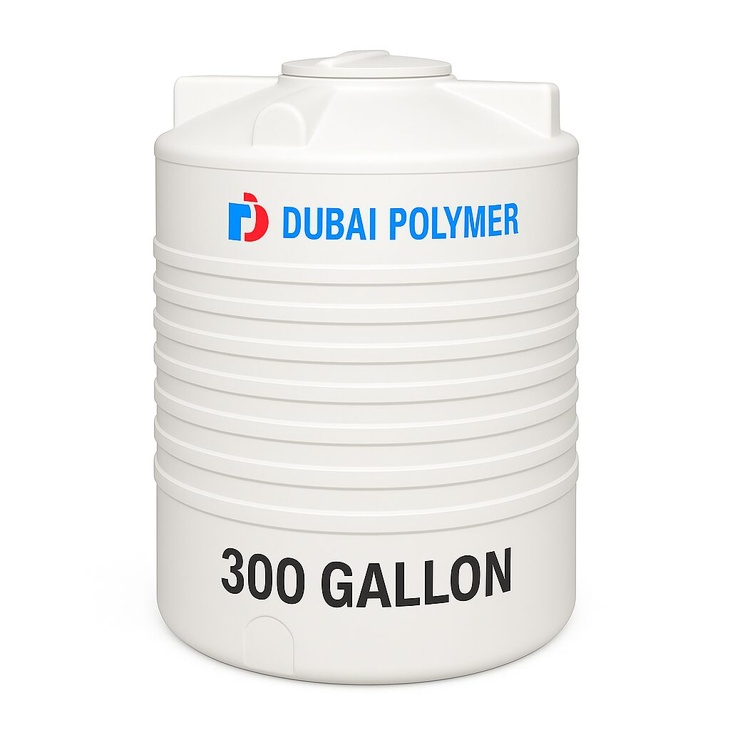 Dubai Polymer 300 Gallon 3 Layer Vertical Water Tank UAE